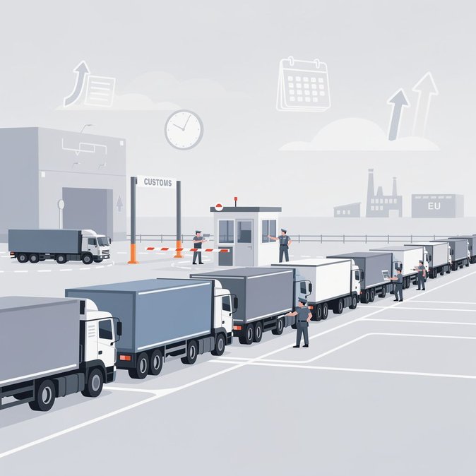 Belarus Border Bottleneck: Trucks Face 88-Hour Wait at Koroszczyn Crossing
