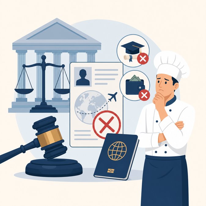 High Court backs refusal of chef-de-partie employment visa, underscores evidentiary burden