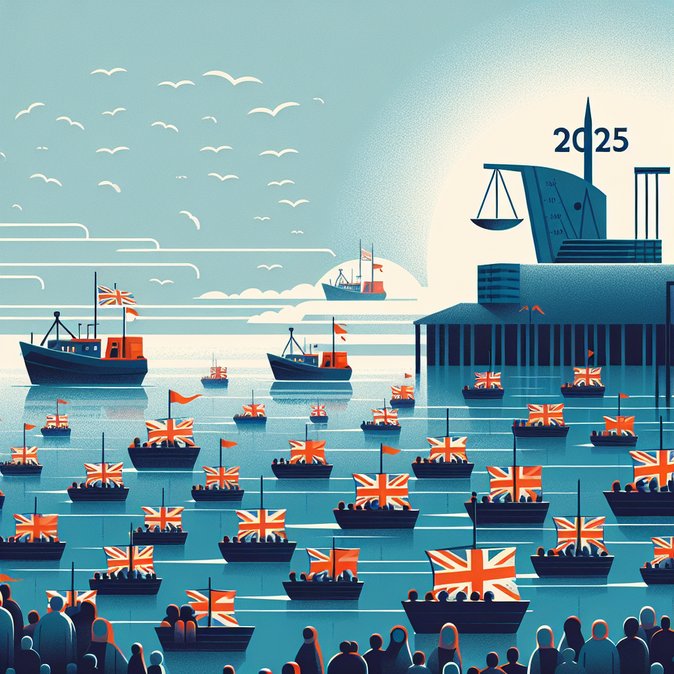 Channel small-boat arrivals hit 41,472 in 2025 despite winter slowdown