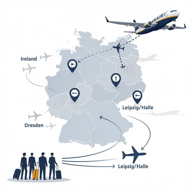 Ryanair se retire de trois aéroports allemands, signe d’un transfert continu de capacité depuis les marchés européens à forte fiscalité