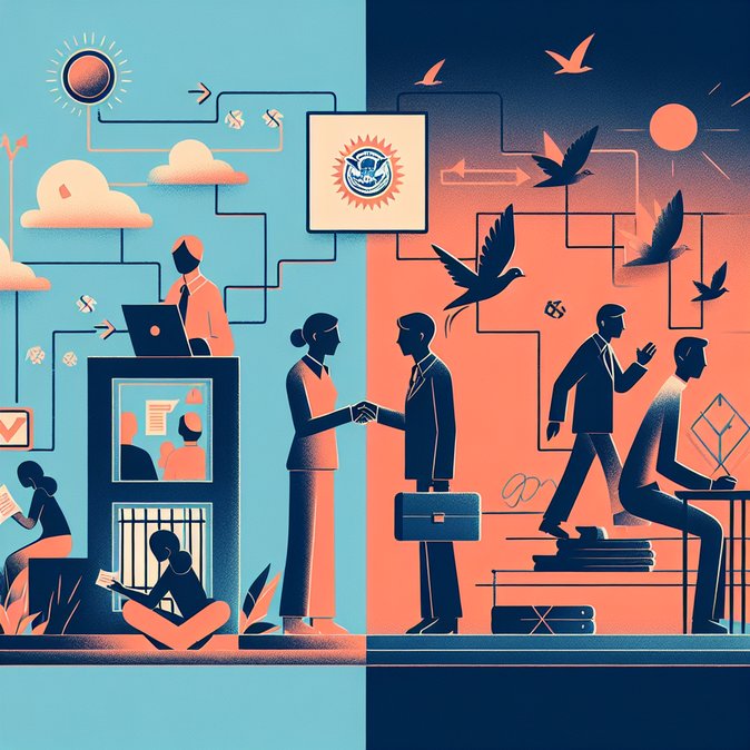 قاضٍ فيدرالي يعيد تفعيل وضع الهجرة لـ 900,000 مهاجر تم التعامل معهم عبر تطبيق CBP One