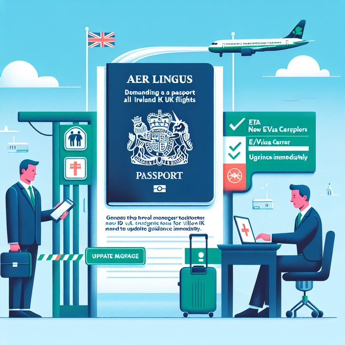 Aer Lingus tightens ID rules and reminds non-Irish passengers of new UK ETA requirement