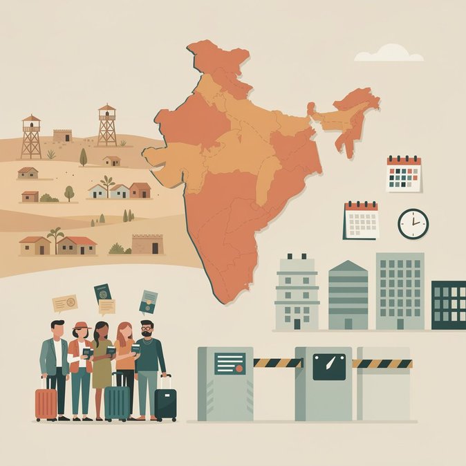 L’Inde renforce les règles d’entrée près de la frontière pakistanaise : la liste des zones protégées mise à jour pour les districts du Rajasthan