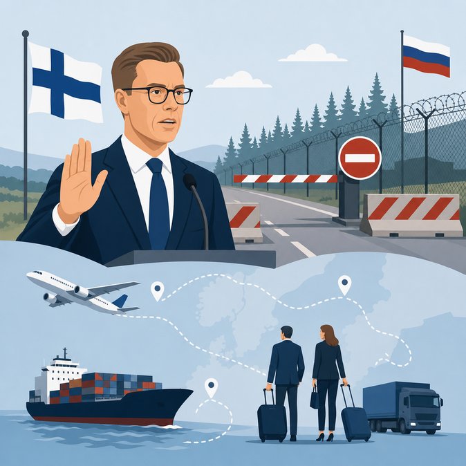 Finnish president: Border with Russia will not reopen without top-level security guarantees