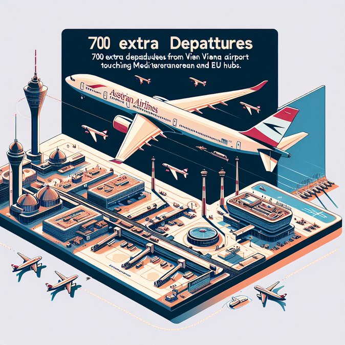 Lufthansa Group adds 700 extra Austrian Airlines flights from Vienna for summer 2026