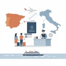 L’Italie rétablit temporairement les contrôles aux frontières avec l’Espagne en raison de préoccupations sécuritaires liées à la migration