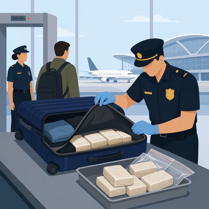 Customs seize HK$1.1 million heroin haul from Kuala Lumpur passenger