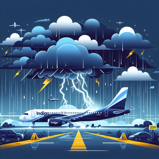 IndiGo Warns of Weather-Related Flight Disruptions on India–UAE Routes as Heavy Rains Loom