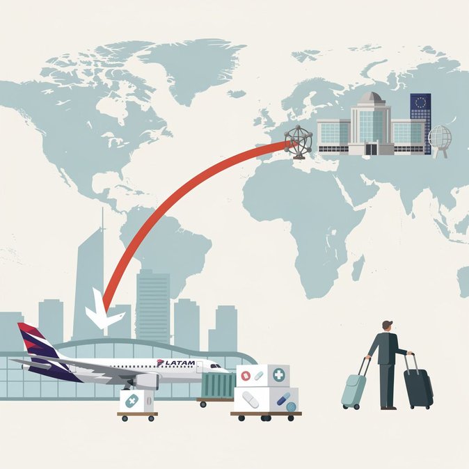 LATAM inaugura vuelo directo São Paulo – Bruselas, ampliando la presencia brasileña en Europa