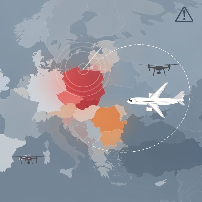 Poland scrambles jets and briefly restricts airspace after Russian drone strikes on Ukraine