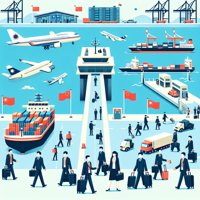 100 Chinese Ports Can Now Issue On-Arrival Permits for Taiwan Residents