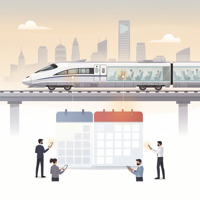 China Railway lanza piloto de reserva anticipada de boletos con 60 días de antelación en los corredores Beijing-Shanghai