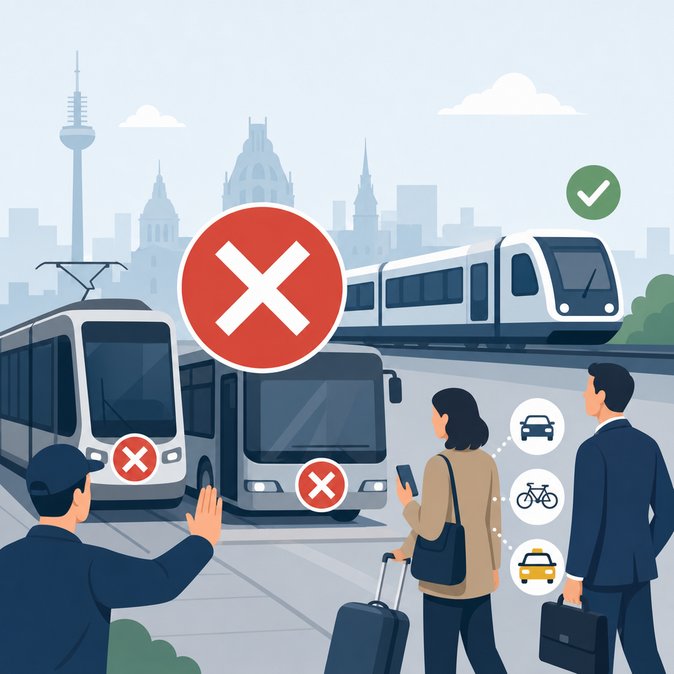 Hannover Warnstreik Alert: ÜSTRA and Regiobus to Halt Services 20–21 May