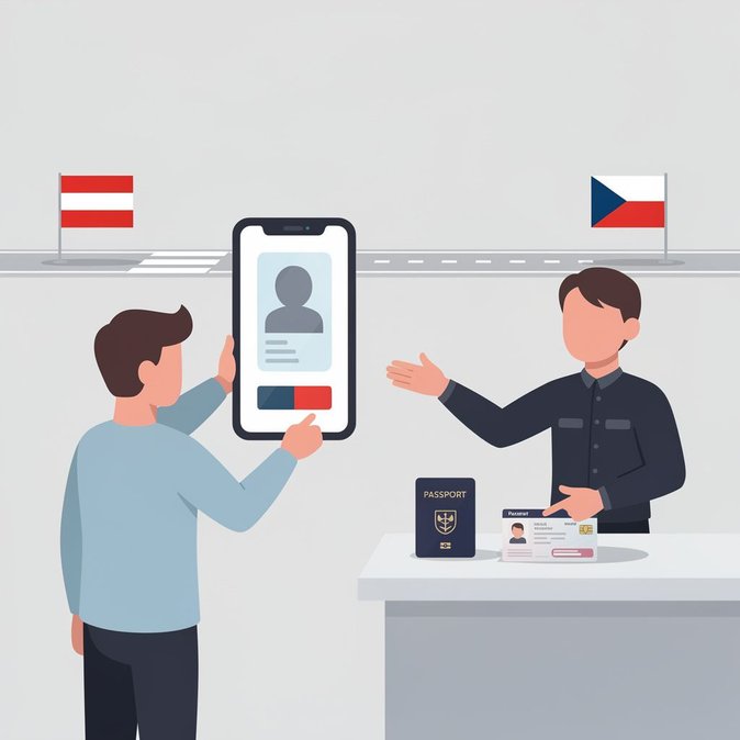 النمسا تُحدث نصائح السفر إلى التشيك: الهويات الرقمية غير معترف بها عبر الحدود