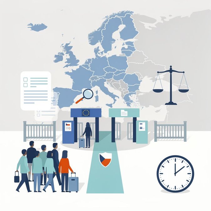 اتفاقية الهجرة الأوروبية تدخل حيز التنفيذ: التشيك تحصل على استثناء من التضامن لكنها تواجه قواعد فحص جديدة
