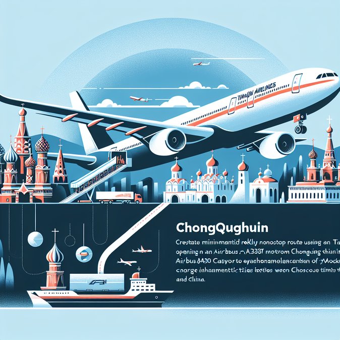 Tianjin Airlines restarts nonstop Chongqing–Moscow route to boost Sino-Russian connectivity