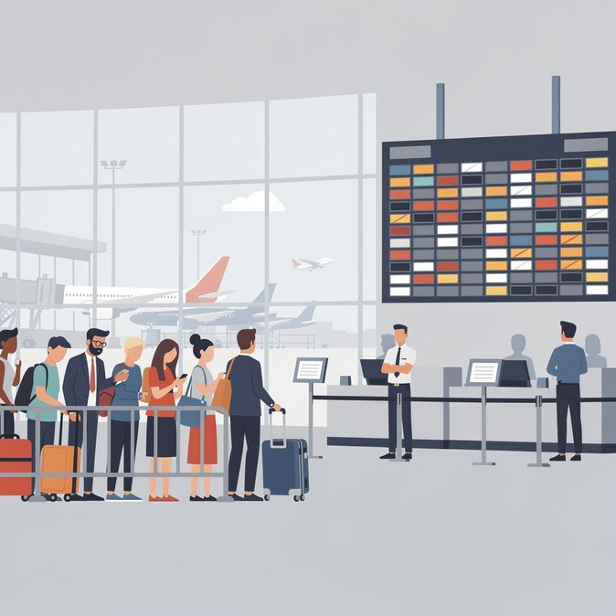 General strike sparks hours-long queues and flight rescheduling at Larnaca Airport