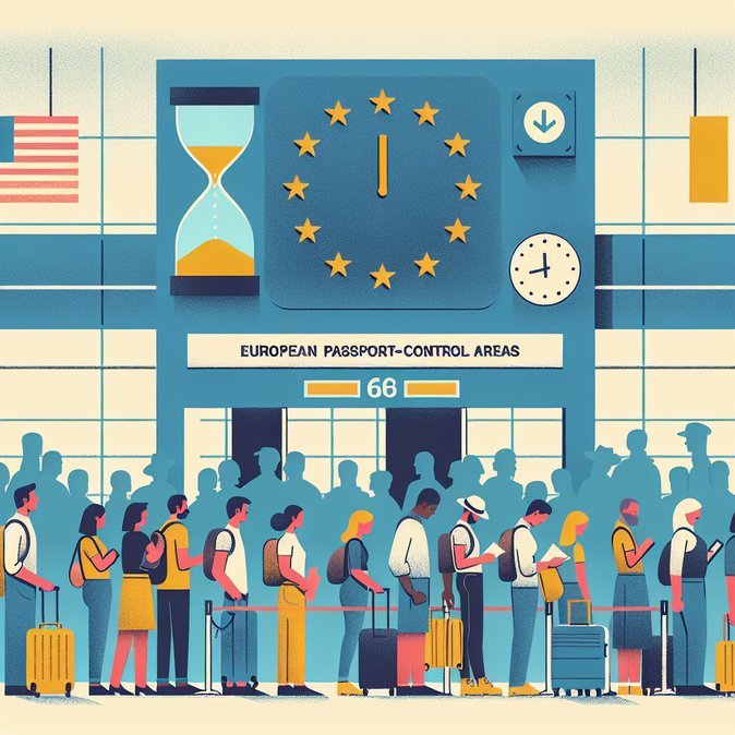 Data show Europe’s new biometric border system is adding up to two-hour queues for US travellers