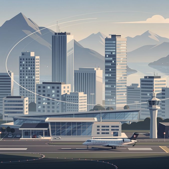 L’aéroport de Lugano obtient une prolongation de licence de 30 ans, renforçant la connectivité régionale