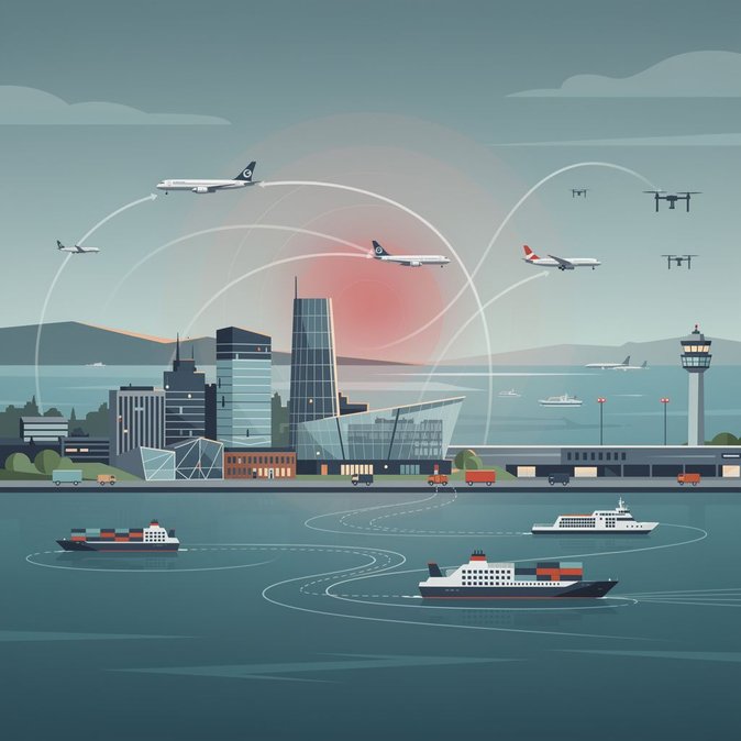 La Finlande ferme temporairement l’espace aérien et les voies maritimes de l’est du golfe de Finlande en raison d’une menace de drone