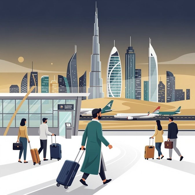 الإمارات توضح قواعد الحصول على التأشيرة عند الوصول للهنود المقيمين في الولايات المتحدة أو بريطانيا أو الاتحاد الأوروبي