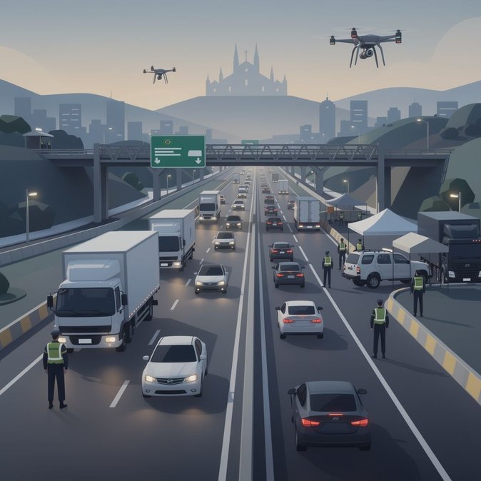 La Police Fédérale de la Route lance l’opération nationale « Nossa Senhora Aparecida 2026 »