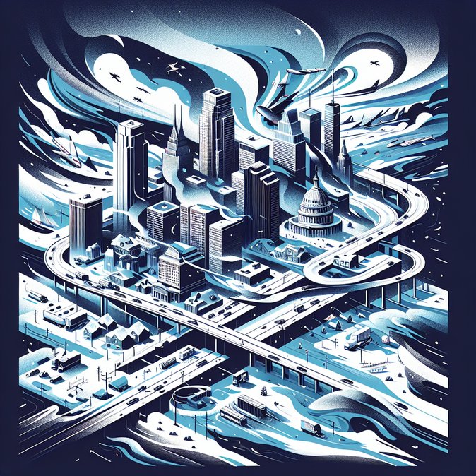 16 States and Washington DC Declare Emergencies as “Monster” Storm Bears Down on Half the U.S.