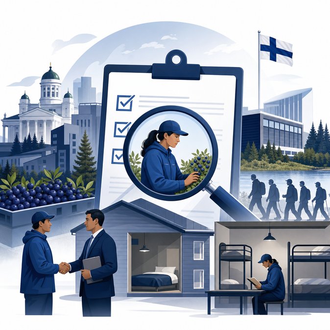Finland puts seasonal-work visa and permit applications for berry pickers under microscope to curb labour exploitation