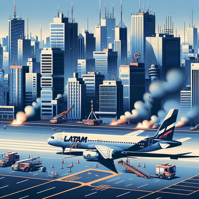 Ground-Service Vehicle Fire Triggers Emergency Evacuation of LATAM Flight at GRU