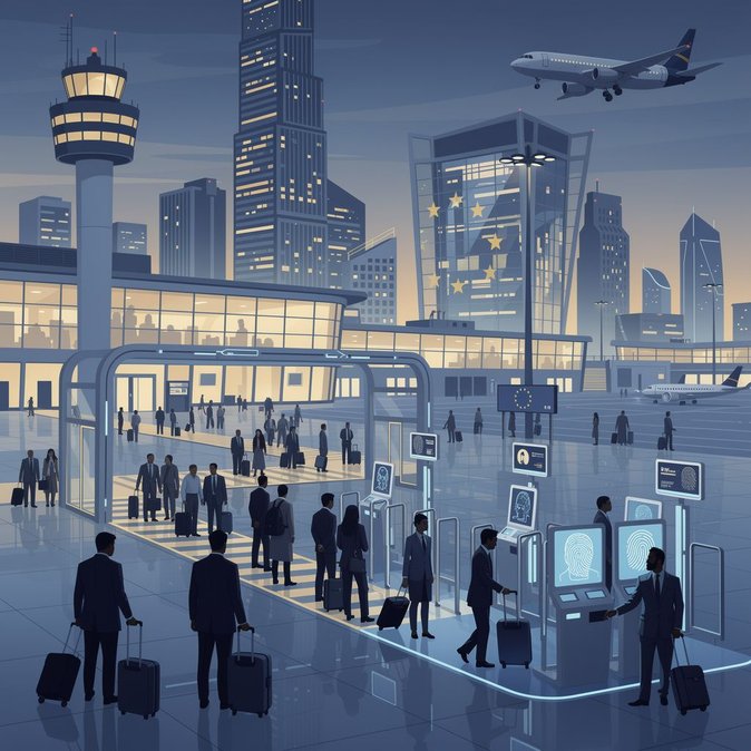 EU biometric Entry-Exit System sparks five-hour queues at German hubs; Indian transit passengers advised to arrive early