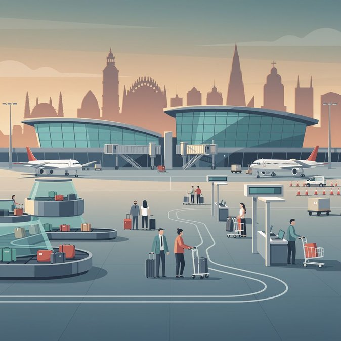 Les grèves dans les services au sol des aéroports paralysent toujours les voyages en Espagne le 7 octobre 2026