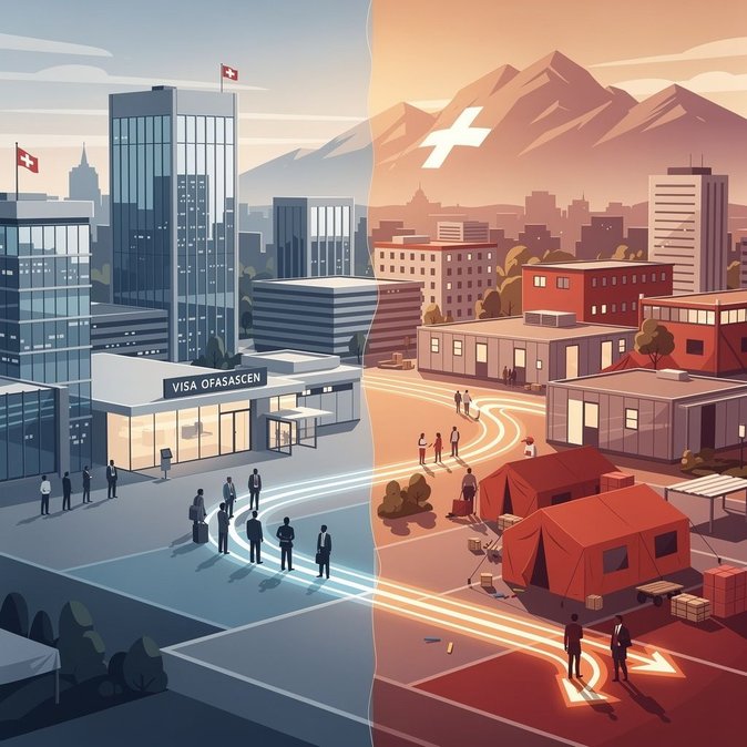 La Suisse simplifie son aide au développement et augmente son budget humanitaire – des répercussions possibles sur les effectifs consulaires et les visas