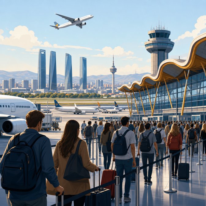 Spain Welcomed 10.1 Million International Air Passengers in April, Up 3.7 % Year-on-Year