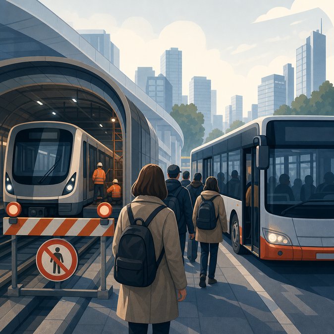 Trabajos de mantenimiento suspenden la Línea 5 del Metro entre Erasme y Gare de l’Ouest esta mañana