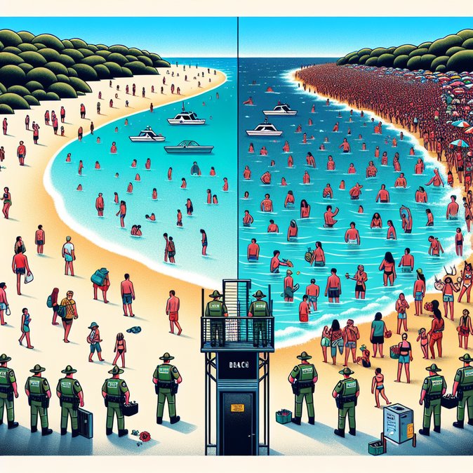 Backpacker Christmas shifts south as thousands descend on Coogee Beach