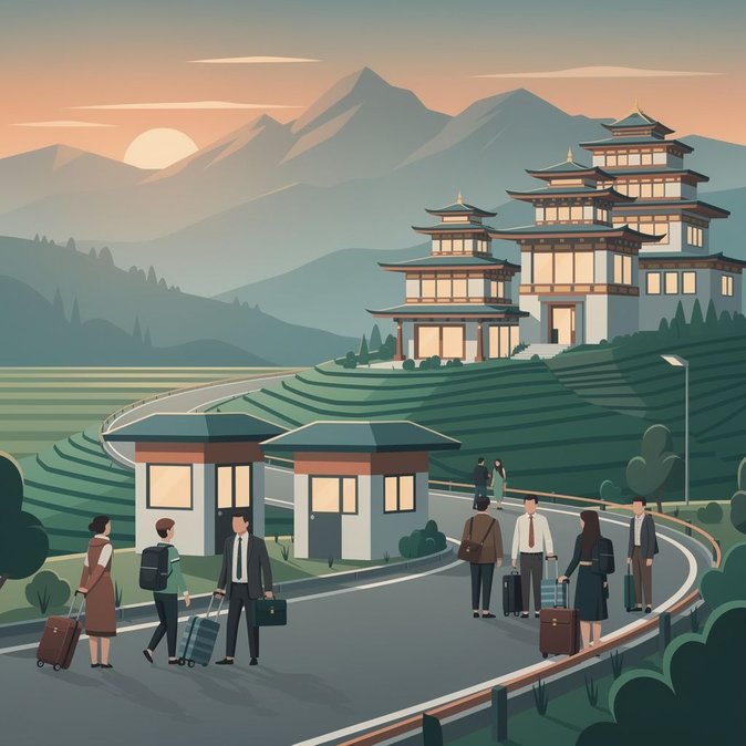 印度在阿萨姆设立临时移民检查站，服务不丹大型活动