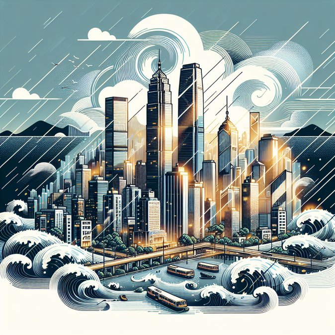 Le typhon Fung-wong frôle Hong Kong, incitant à la prudence pour les voyageurs sans causer de perturbations majeures