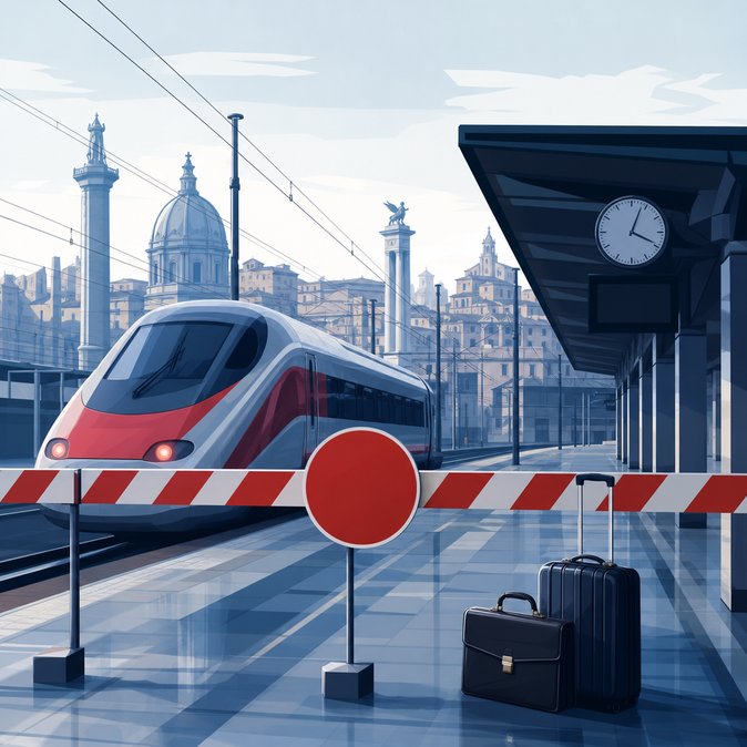 24-Hour General Strike Halts Trains and Metro Lines Across Italy