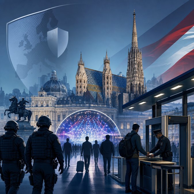 Austrian security sweep nets six Islamist suspects ahead of Eurovision influx