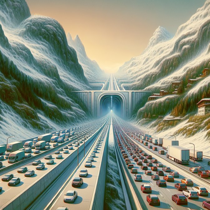 Easter Monday Gridlock: 20-Kilometre Jam at Gotthard Tunnel Paralyzes North-South Traffic