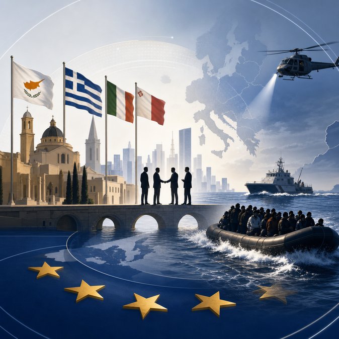 Mediterranean leaders call for coordinated action to avert a new migration crisis