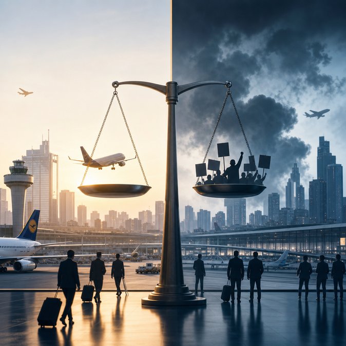 Lufthansa urges government to codify strike rules, warning of competitive drift to foreign hubs