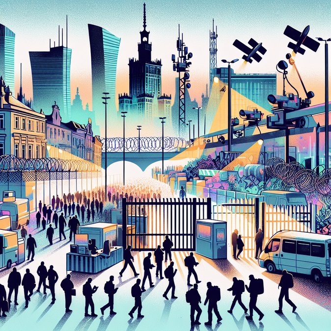 Poland reports 96 % drop in illegal border crossings from Belarus