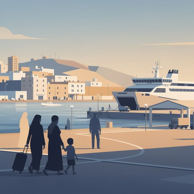 L’Espagne transfère femmes et enfants du camp Hípica de Ceuta pour identification