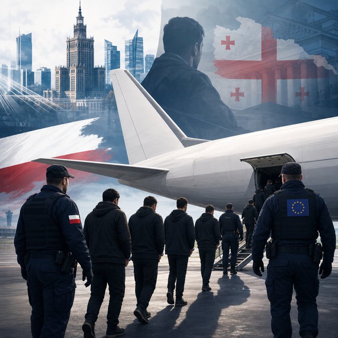 Poland carries out Frontex-assisted deportation of 10 Georgian nationals