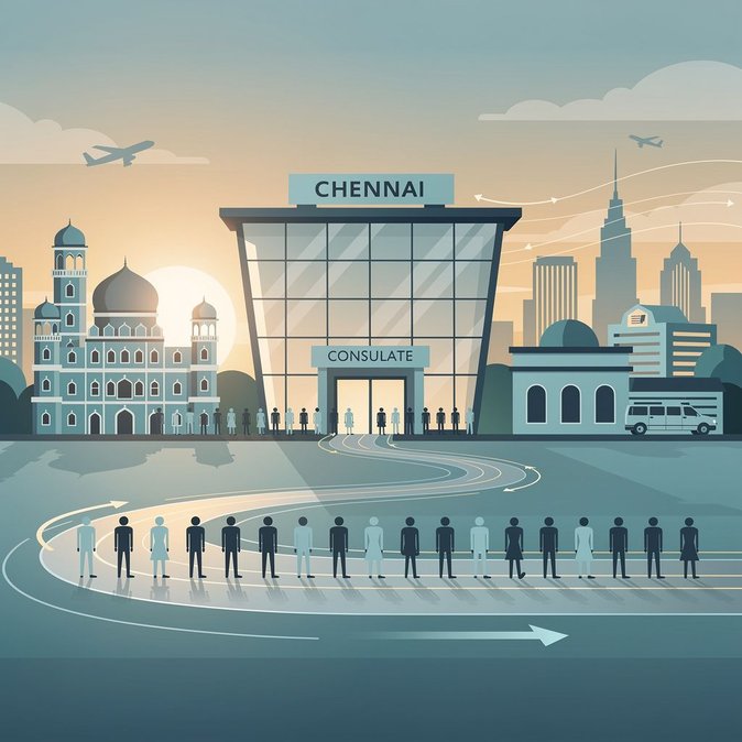 El Consulado de EE. UU. en Chennai elimina el retraso mientras aumentan las aprobaciones de visas B-1/B-2
