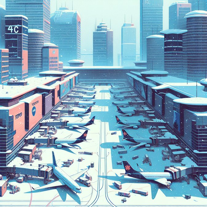 Snowstorm snarls Canadian airports despite gradual recovery in flight schedules