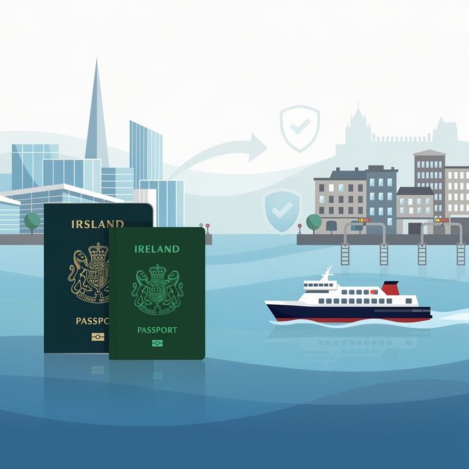 Passeport obligatoire sur les liaisons ferry entre l’Irlande et le Royaume-Uni à partir du 28 septembre