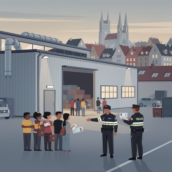 Redada en un lugar de trabajo cerca de Wrocław deja 18 colombianos y venezolanos detenidos