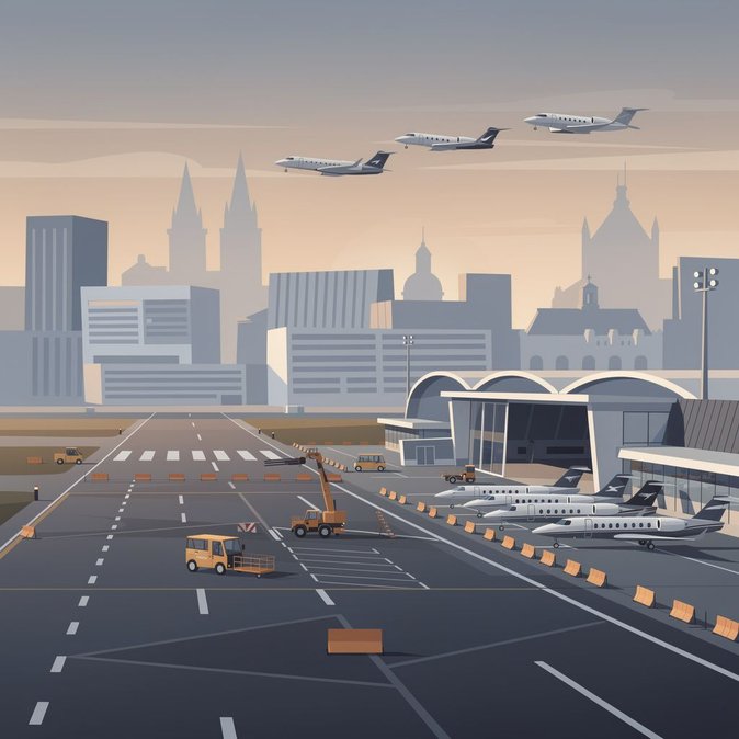 L'aéroport de Prague Vodochody fermé du 6 au 17 juillet pour la réfection de la piste